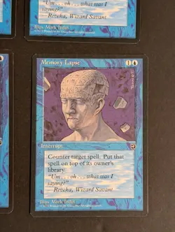 MTG Card - 4x Memory Lapse = Homelands - NM/LP - Vintage Magic The Gathering - Image 5
