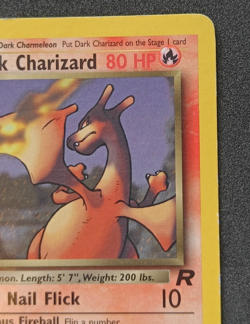 Pokemon TCG Dark Charizard 21/82 - Team Rocket Non-Holo Rare Card LP - Image 3
