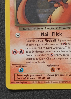 Pokemon TCG Dark Charizard 21/82 - Team Rocket Non-Holo Rare Card LP - Image 4