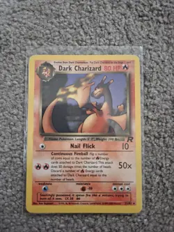 Pokemon Dark Charizard TCG Team Rocket 21/82 Non-Holo Card LP/MP - Image 1