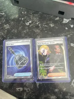 Rust Syndicate Grunt And Dark Bell Pokemon TCG Pitch Black Bundle - Image 1