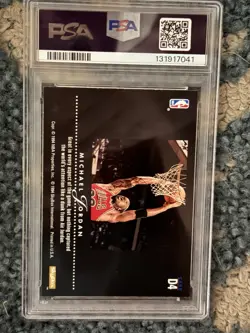 SkyBox 1993-94 Premium Michael Jordan Dynamic Dunks #D4 PSA 8 Chicago Bulls - Image 1