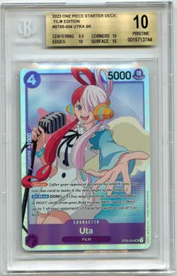 UTA 2022 One Piece Starter Deck Film Edition Foil ST05-004 BGS 10 PRISTINE 💎 - Image 1