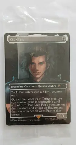 Sealed Zack Fair Magic the Gathering MTG Promo Card (FF7 Rebirth Switch 2 Bonus) - Image 1