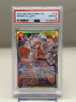 PSA 10 - Monkey D Luffy - OP05-119 SEC - English - Awakening of The New Era - Image 1