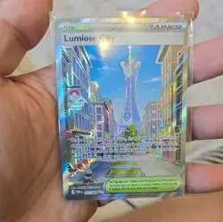 Lumiose City 111/088 Perfect Order - Stadium Ultra Rare Holo - Pokemon TCG - NM - Image 1