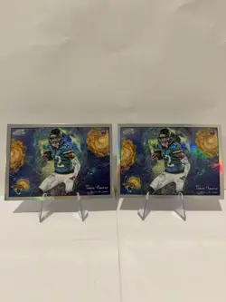 (2) 2025 Topps Cosmic Chrome Travis Hunter #STN-9 Starry Night RC JAGUARS - Image 1
