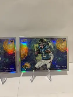 (2) 2025 Topps Cosmic Chrome Travis Hunter #STN-9 Starry Night RC JAGUARS - Image 3
