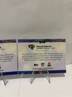 (2) 2025 Topps Cosmic Chrome Travis Hunter #STN-9 Starry Night RC JAGUARS - Image 4
