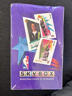 91-92 Skybox Series 1 NBA Basketball NEW Factory Sealed Box No Tears Tight Wrap - Image 1