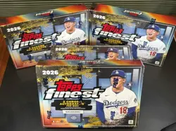 2026 Topps Finest Baseball Hobby Box Factory Sealed 2 Chrome Autos Per Box - Image 2