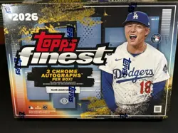 2026 Topps Finest Baseball Hobby Box Factory Sealed 2 Chrome Autos Per Box - Image 3