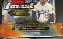 2026 Topps Finest Baseball Hobby Box Factory Sealed 2 Chrome Autos Per Box - Image 5