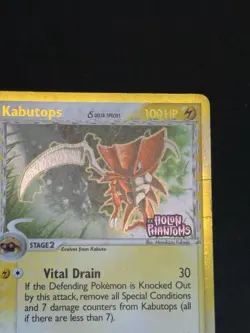 Kabutops (Delta Species) 9/110 Stamped Reverse Holo EX Holon Phantoms Rare 2006 - Image 4