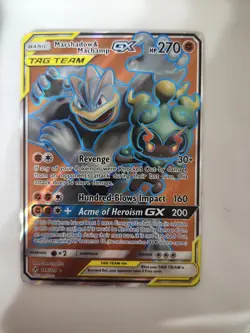 Marshadow & Machamp GX (198) (Full Art) 198/214 SM - Unbroken Bonds SM10 Holo NM - Image 1