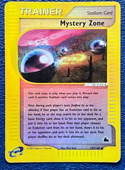 Mystery Zone 137/144 reverse holo Skyridge 2003 - Vintage E-Reader - HP - Image 1
