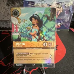 Disney Lorcana TCG Jasmine - Vine Expert Epic Foil EN 208/207 - Image 1
