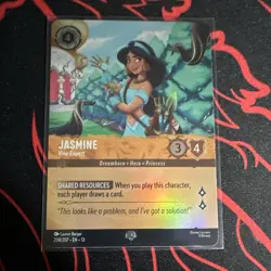 Disney Lorcana TCG Jasmine - Vine Expert Epic Foil EN 208/207 - Image 3