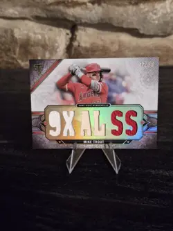 2024 Topps Triple Threads Mike Trout JERSEY RELIC 17/36 Angels Memorabilia SP - Image 1