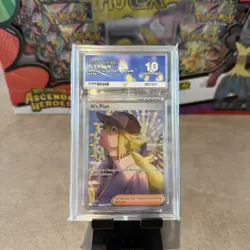 Pokemon TCG N's Plan 170/086 Sir Black Bolt Card Ace, Gem Mint 10 - Image 1