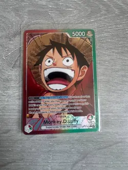 Monkey.D.Luffy (001) (Alternate Art) OP13-001 Carrying On His Will Foil - Image 1