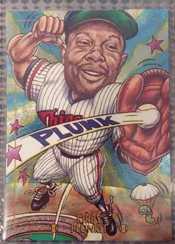 LOT OF 7 FOIL CHASE CARDS: 1993 Cardtoons HOF BASEBALL PLAYERS PARODY VINTAGE - Image 3
