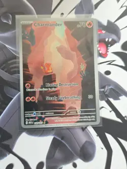 Pokemon TCG Charmander S&V-151 Illustration Card 168/165 Fresh From Pack - Image 1