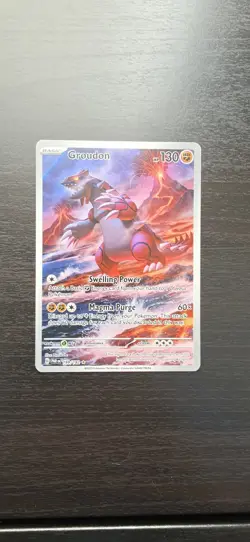 Groudon - 199/182 Paradox Rift Illustration Rare Pokemon - NM/MINT - Image 1