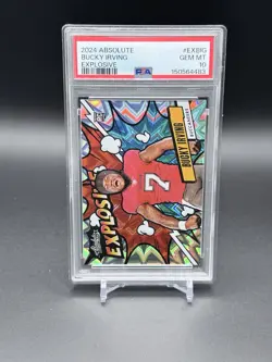 2024 Panini Absolute - Explosive Bucky Irving #EX-BIG (RC) PSA 10 - Image 1