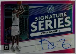 Kevin Garnett Auto PSA 9 -2020 Donruss Optic ‘Pink’ /25 -T-Wolves, Celtics, HOF - Image 5