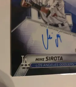 2025 Bowman’s Best Mike Sirota Best Of 2025 Auto Black Refractor #B25-MSI 7/10 - Image 5