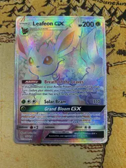 Pokemon Leafeon GX (Secret Rare) - SM - Ultra Prism (SM05) - Image 1