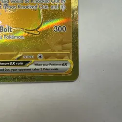 Pokemon Pikachu ex 179/131 Hyper Rare Gold Full Art Prismatic Evolutions NM - Image 5