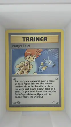 Pokemon TCG Misty’s Duel Gym Heroes 1st Edition 123/132 - NM - Image 1