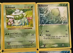 Pokemon TCG Vintage Lot of 8 Bulbasaur Squirtle Shadowless Base Set FRLG LP MP - Image 3
