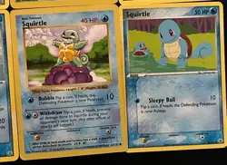 Pokemon TCG Vintage Lot of 8 Bulbasaur Squirtle Shadowless Base Set FRLG LP MP - Image 5