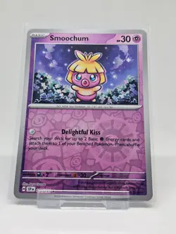 Smoochum 075/191 Common Surging Sparks Pokemon Reverse Holo Near Mint - Image 1