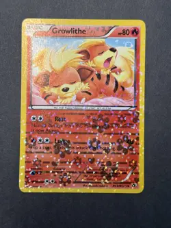 Growlithe RC4/RC25 Holo Legendary Treasures: Radiant Collection Pokemon NM - Image 1