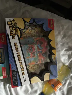 Pokemon TCG Mega Evolution Ascended Hero’s Mega Feraligatr Ex Sealed Box - Image 1