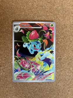 Pokemon TCG Ivysaur 134/132 ME01: Mega Evolution Illustration Rare Near Mint - Image 1