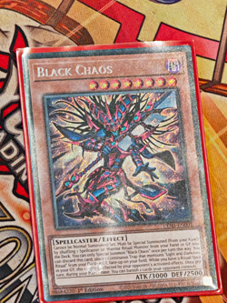 Konami Yu-Gi-Oh! TCG Black Chaos CORI-EN001 1st Ed Secret Rare Holo - Image 1