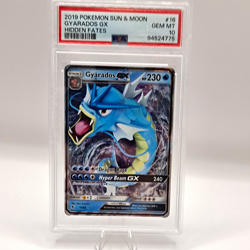 Pokemon TCG Hidden Fates Gyarados GX 16/68 Holo PSA 10 2019 HP 230 - Image 1