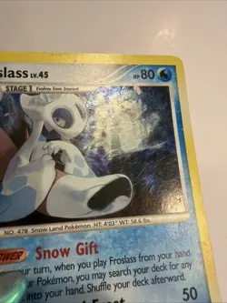 Pokemon TCG Froslass 2/99 Platinum Arceus Holo Rare NM/LP - Image 3