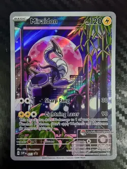 Pokemon TCG Miraidon SVP 013 Pokemon Center Stamped Black Star Promo NM - Image 1