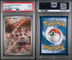 PSA 9 Mr Mime Illustration Rare 179/165 Scarlet & Violet 151 Pokemon TCG Card - Image 1