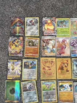 Bulk Bundle of Pokemon Cards Over 50 Mostly Shinny Cards No Duplicates - Image 2