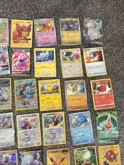 Bulk Bundle of Pokemon Cards Over 50 Mostly Shinny Cards No Duplicates - Image 4
