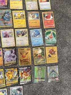 Bulk Bundle of Pokemon Cards Over 50 Mostly Shinny Cards No Duplicates - Image 5