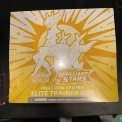 Pokemon TCG Brilliant Stars Pokemon Center ETB Elite Trainer Box Factory Sealed - Image 1