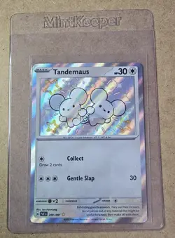 Pokemon TCG: Tandemaus Baby Shiny Rare 209/091 - Paldean Fates - Image 3